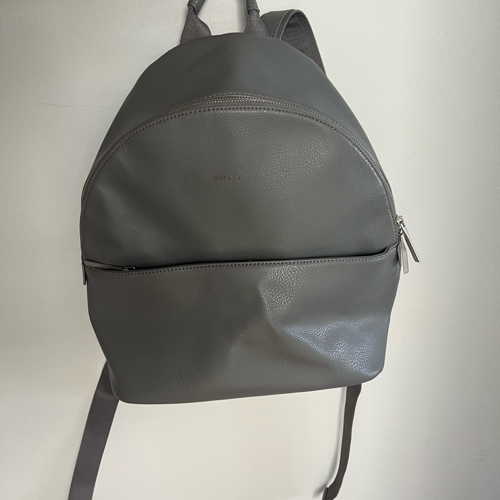 Elephant grey Matt & Nat July Backpack